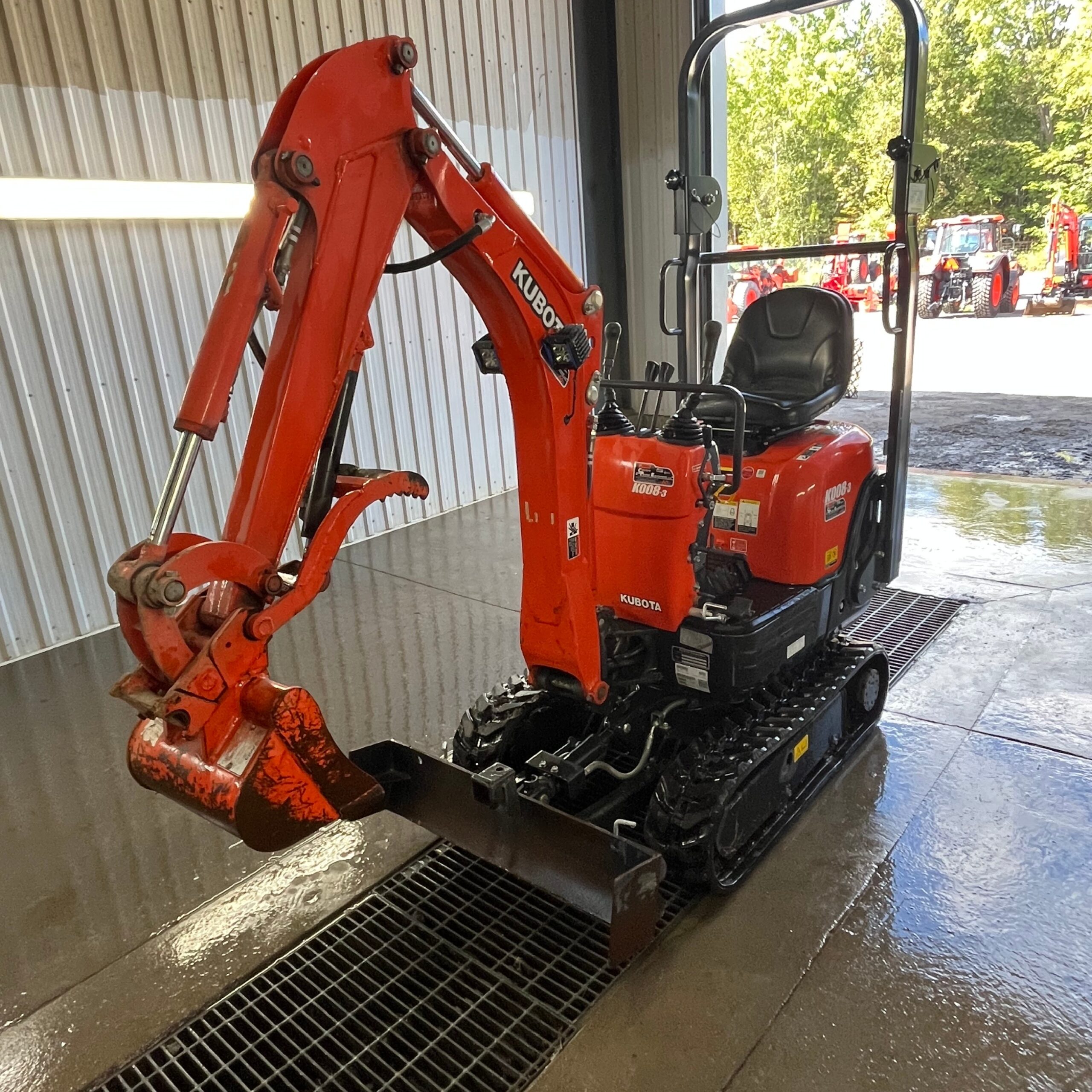EXCAVATRICE USAGÉ KUBOTA K008-3 2020 SUR CHENILLES DE CAOUTCHOUC